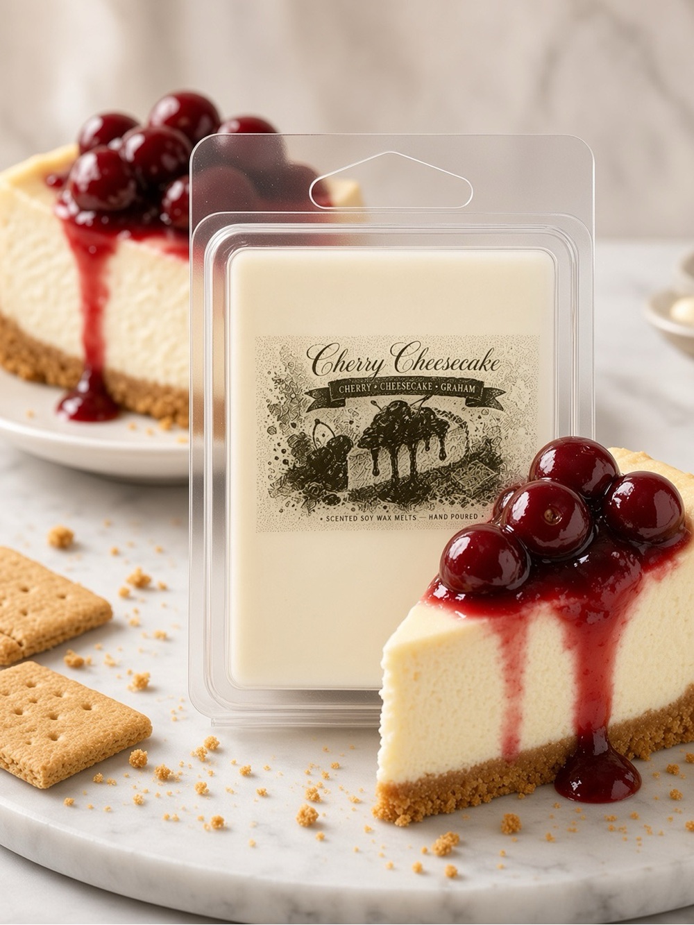 Cherry Cheesecake Soy Wax Melts | Hand Poured